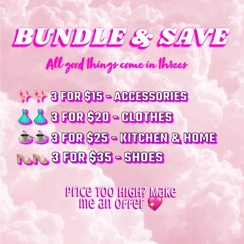 💖BUNDLE & SAVE💖